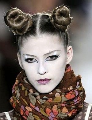 流行icon淑女发型纽约时装周模特发型