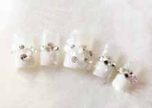 【新娘法式光疗甲片】最新最全新娘法式光疗甲