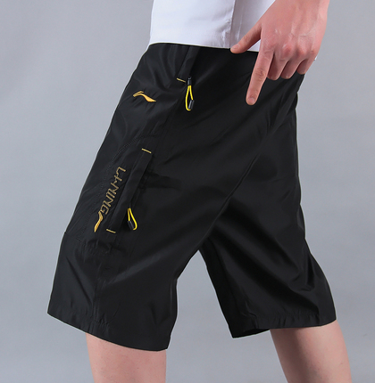 包邮安踏七分裤男正品<em>运动马裤</em>/中裤李宁短裤