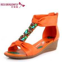 【红蜻蜓女式凉鞋】最新最全红蜻蜓女式凉鞋 