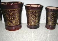 包邮 外贸陶瓷花盆批发 白色花盆 可种植红掌发