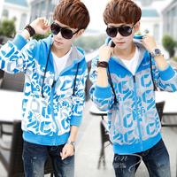 美特斯邦威<em>卫衣男秋</em>款<em>开衫带帽</em>外套韩版加厚学