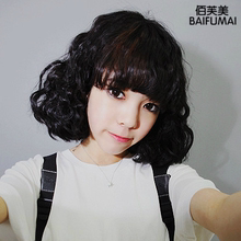 烫假发短发玉米卷假发短发蓬松女发假发女 <em>中长发</em>