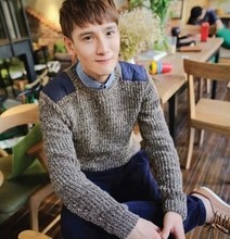 【<em>男士粗线</em>圆领<em>毛衣</em>】最新最全<em>男士粗线</em>圆领毛