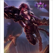 LOL希瓦娜皮肤】钢之逆鳞_骸骨之爪_黯黑魔-