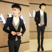 【男黑色单排扣小<em>西装</em>】最新最全男黑色单排扣