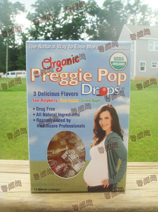 Preggie Pop 有机糖 孕妇专用缓解恶心呕吐糖