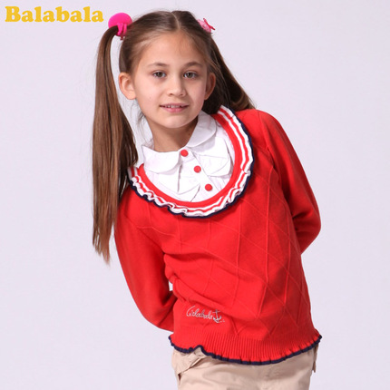 <em>巴拉巴拉</em>童装 女童 秋装2013新款 <em>儿童毛衣</em>女中