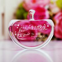水晶苹果新年<em>生日</em>礼物/送<em>男女朋友</em>老婆闺蜜/浪