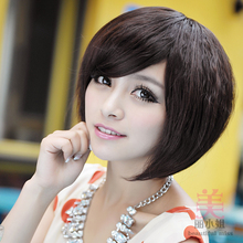 美丽小姐新款假发女短发直发波波bobo<em>头</em> 蓬松