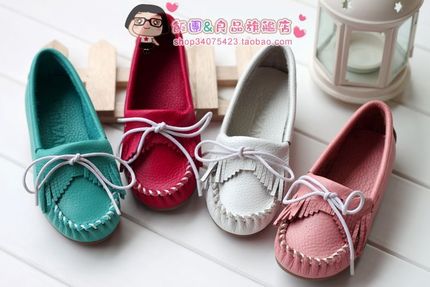 店主改行特价甩货★贝赞牛皮小白鞋女童公主鞋