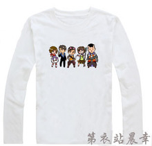 Q版快乐家族长袖T恤 谢娜 何炅 维嘉 海涛 吴昕