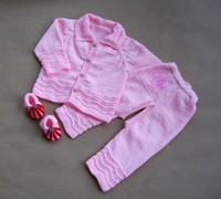 手工<em>编织</em>儿童<em>毛线</em>毛衣/<em>婴儿</em>长袖针织<em>开衫</em>/羊毛