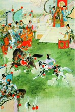任率英工笔人物画 <em>杨家将</em> 古装历史故事 家居招