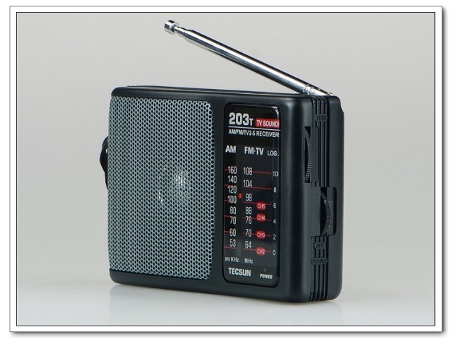 R-203T FM/MW Radio/TV Sound Radio