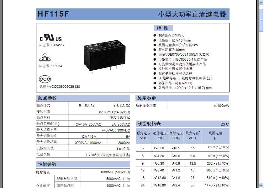 Hf152f t реле схема