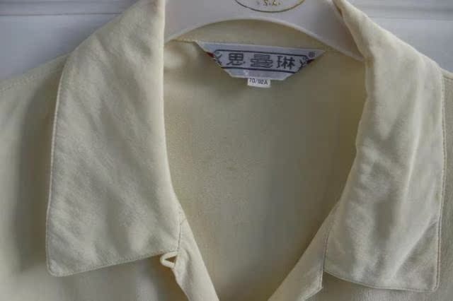 清仓原单服装重磅真丝重皱布料红色女款长袖衬