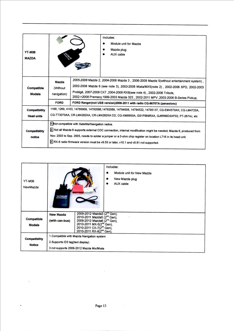Чейнджер Yatour CD IPOD/USB B5/A6 Чейнджер Yatour CD IPOD/USB B5/A6