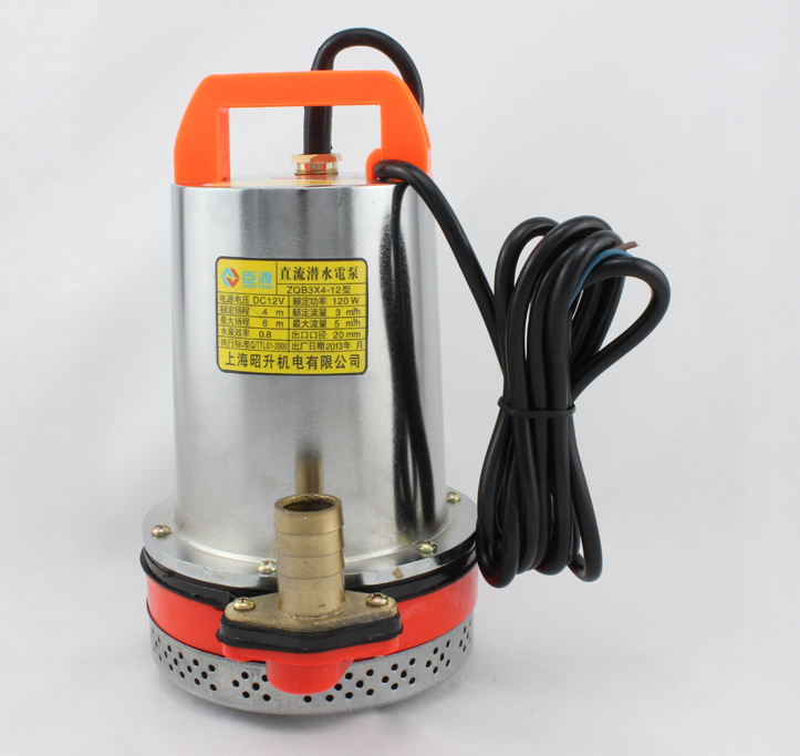48V直流潜水泵电动车水泵家用电瓶车水泵 抗