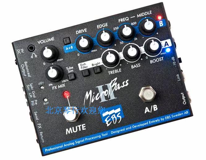 Педаль эффектов для EBS microbass II и бас стойка этапе педалей/di-бокс электрический бас электрический бас-Ди-стойка этапе