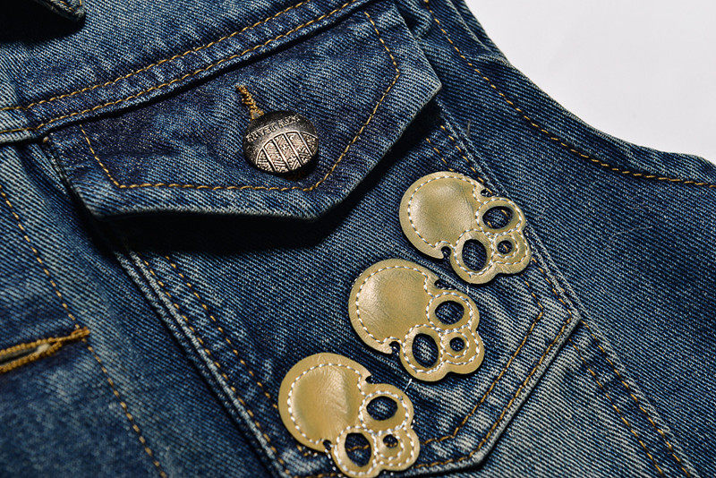 2014夏款男士 <em>男装</em>牛仔<em>马甲</em> 男 潮 无袖短款夹