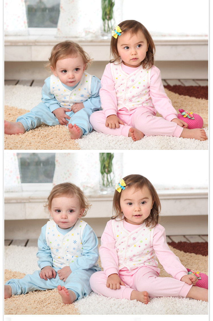 童<em>马甲、背心</em>-<em>南极人婴儿</em>纯棉背心 全棉<em>春秋</em>宝