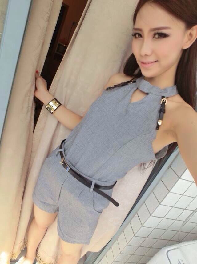 2078#欧洲站<em>2014</em>新款夏装<em>女装</em>个性<em>短裤套装</em>