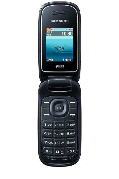 三星E1272手机 港版 双卡双待翻盖手机 老人机