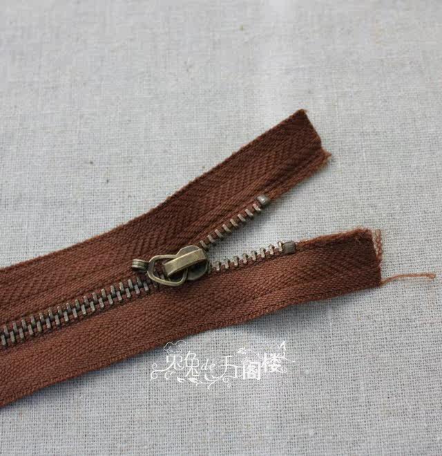 拉链的安装方法