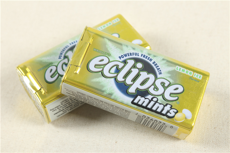 美国口香糖 易极eclipse mints木糖醇薄荷口香糖34g(柠檬味)