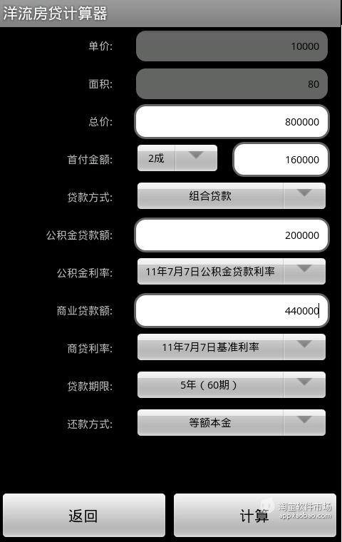 【免費財經App】洋流房贷计算器-APP點子