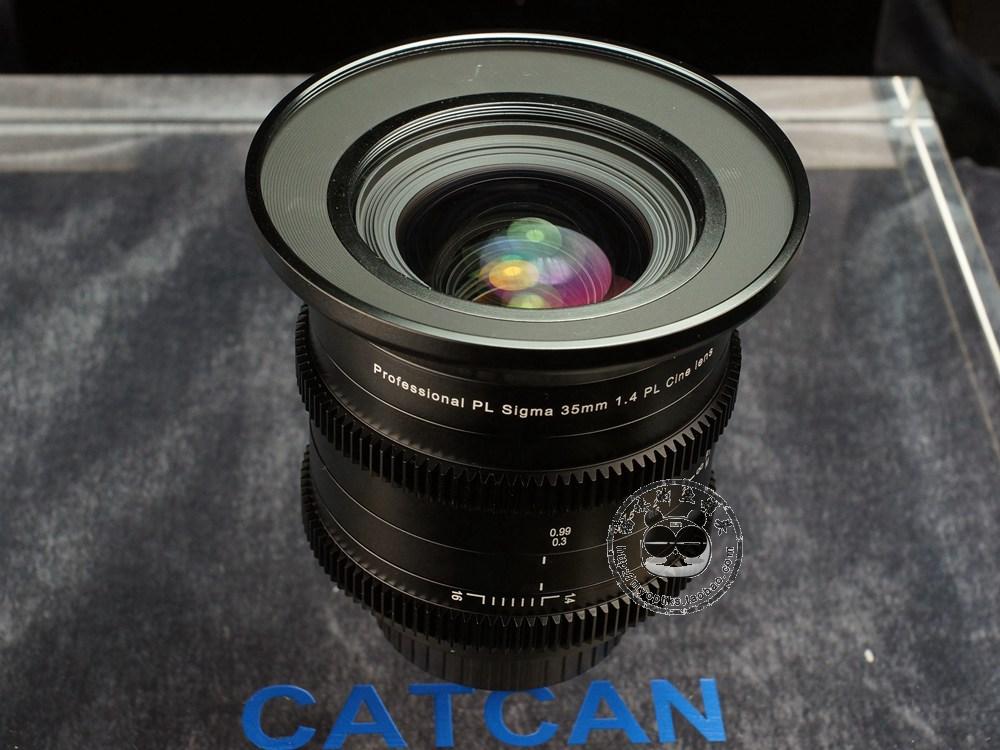 CATCAN改装PL电影头 适马35mm f1.4 Art PL后口 F55 RED ONE EPIC