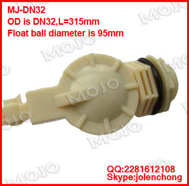 球阀-MJ-DN32 1又四分之一寸 塑料浮球,塑料浮