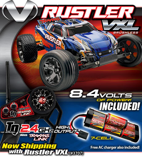 【TRAXXAS Rustler 2WD VXL 无刷版 2.4G #