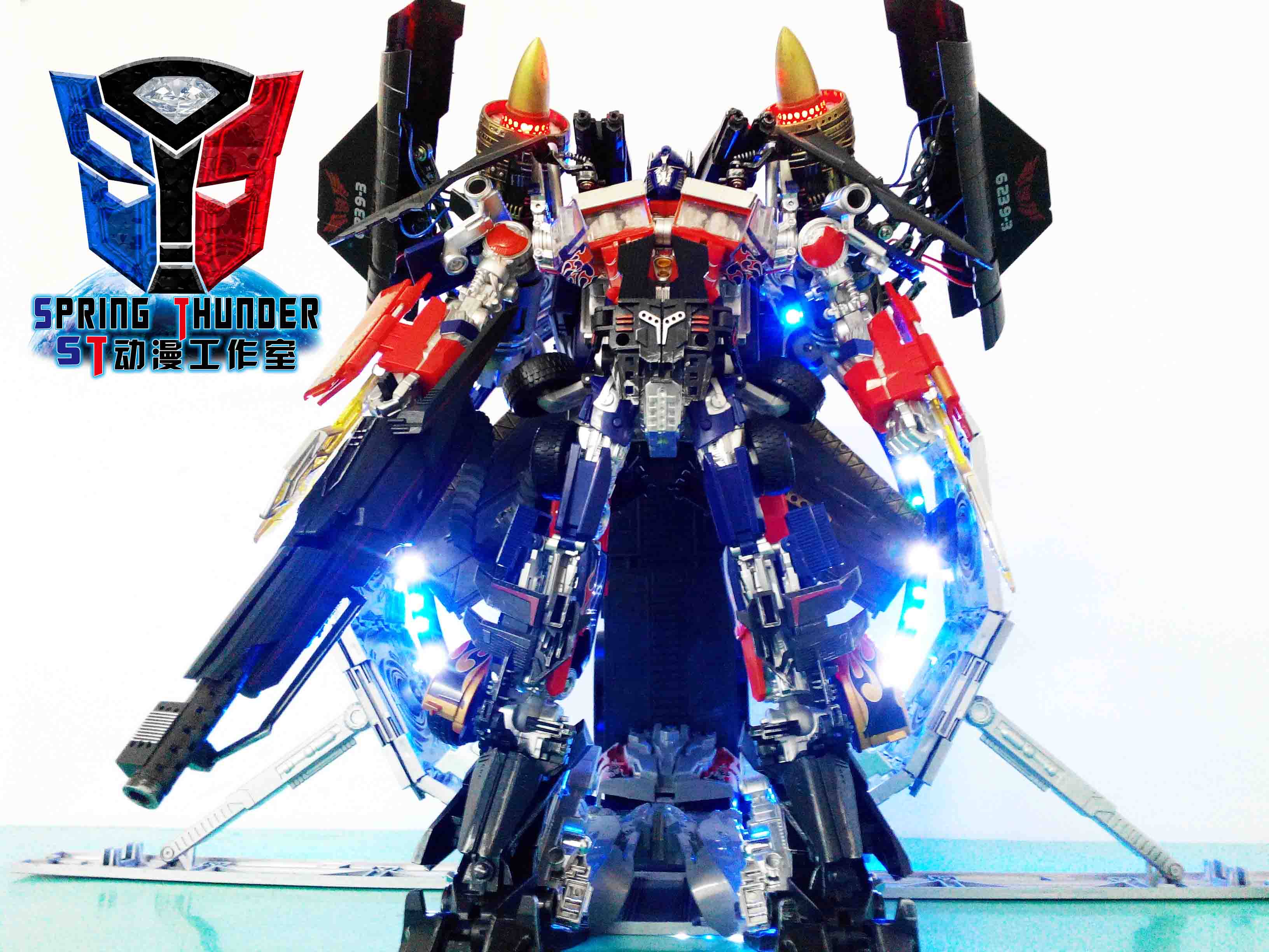ST工作室改造<em>变形金刚</em>LOP<em>擎天柱天火马甲</em>与