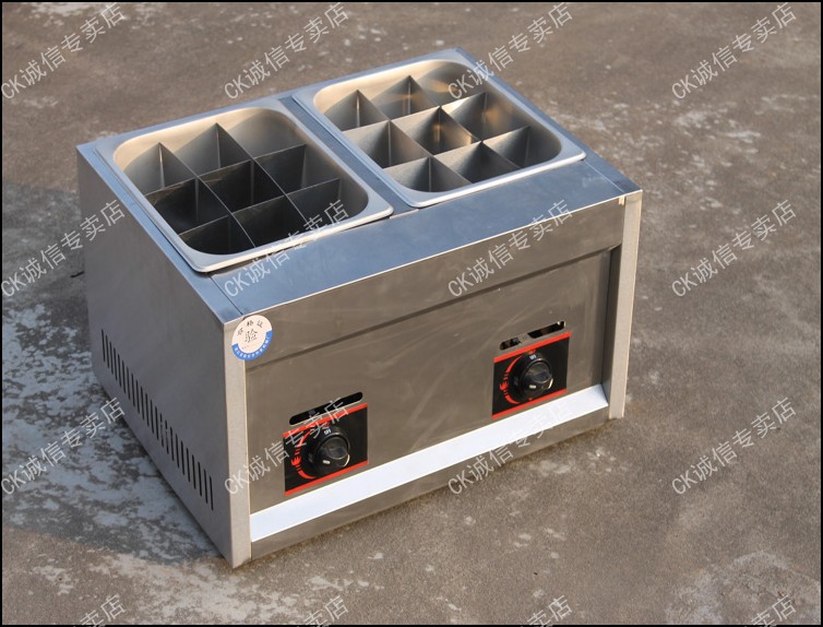 【燃气 十八格 双缸 关东煮18格 麻辣烫机丸子