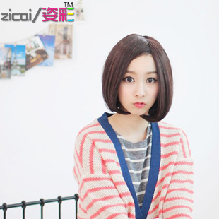 包邮假发女短发蓬松BOBO头齐刘海短直发型套