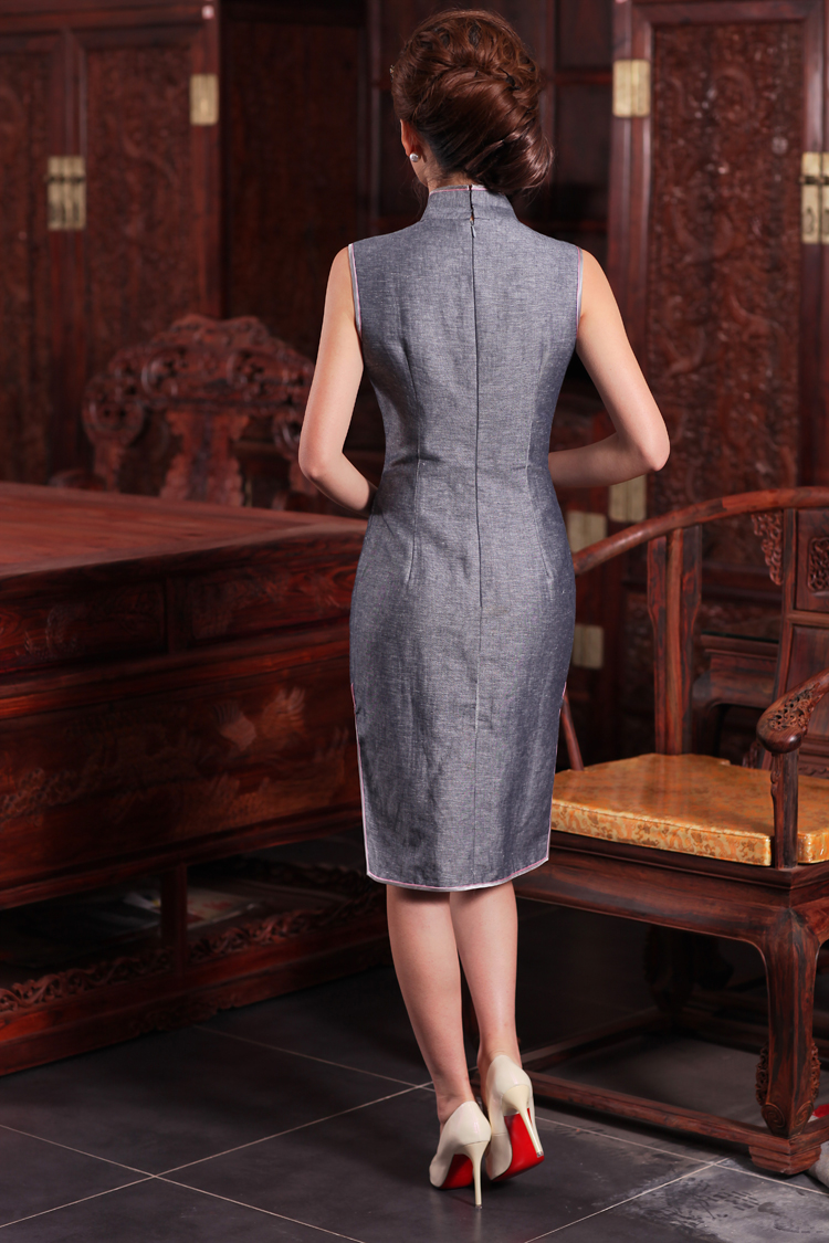 Love of birds in the words of my country spring 2015 new hand made embroidered cheongsam QD467 Light Gray L picture, prices, brand platters! The elections are supplied in the national character of distribution, so action, buy now enjoy more preferential! As soon as possible.