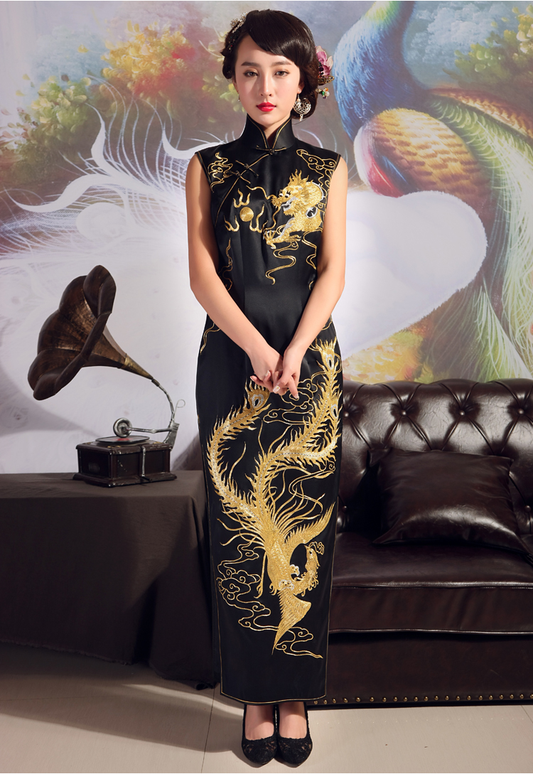 Love of birds 2015 new cheongsam summer heavyweight silk cheongsam dress manually suzhou embroidery disc Fairview long qipao black - 20 days pre-sale S pictures, prices, brand platters! The elections are supplied in the national character of distribution, so action, buy now enjoy more preferential! As soon as possible.
