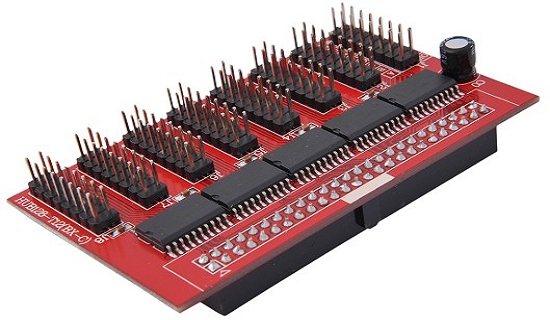 LED软件-仰邦LED显示屏控制卡12转接板-LED