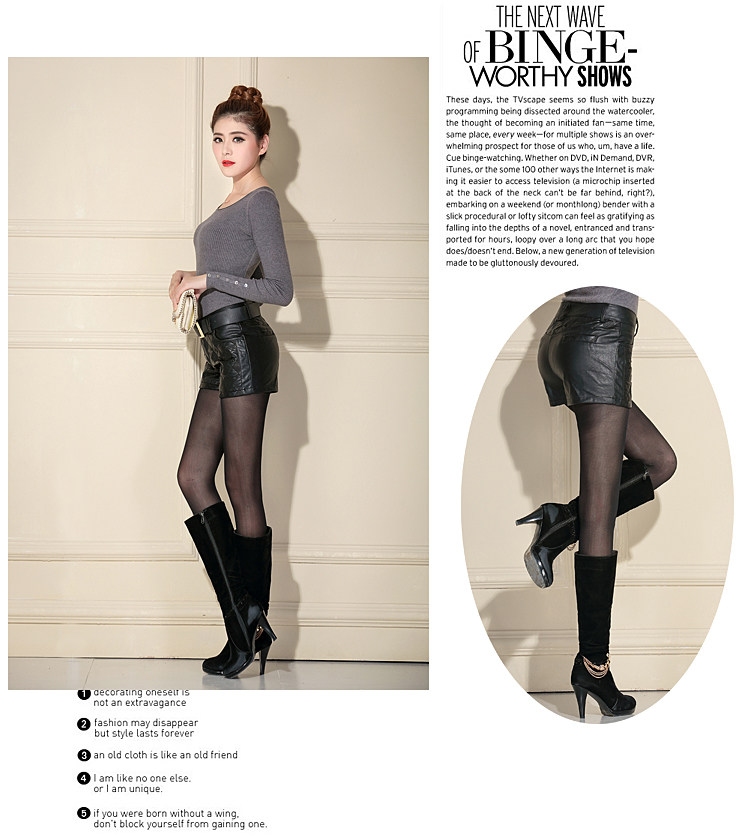 <em>批发</em>采购打底裤-2014实拍新款<em>女皮短裤</em>秋冬季