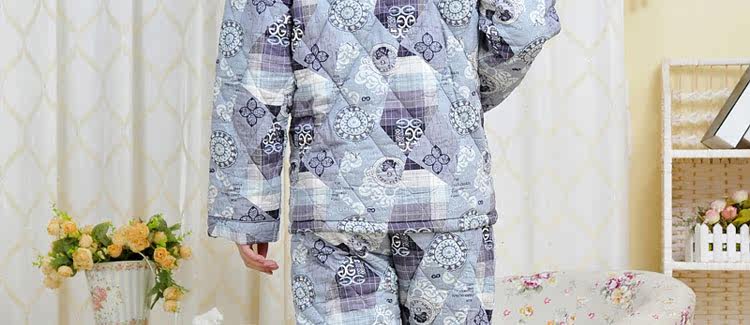 金丰田夹棉<em>睡衣棉袄</em> 男士冬季加厚纯棉<em>布料</em> 家