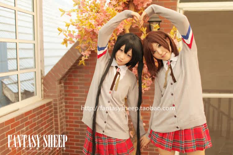 范特西 轻音少女剧场版 伦敦学院风<em>灰色开衫</em> c