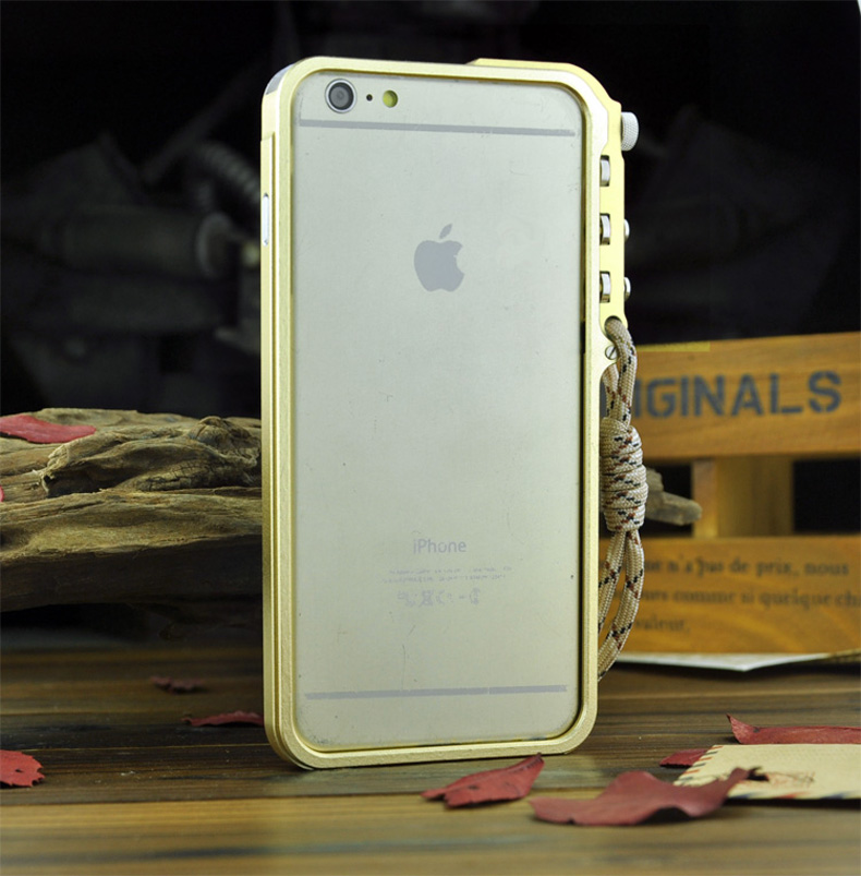 SIMON Mechanical Arm Trigger Aluminum Alloy Metal Bumper Outdoor Case Cover for Apple iPhone 6S/6 & iPhone 6S Plus/6 Plus