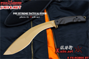 FOX  #9CM05BT FOX Extreme Tactical Kukri PVD Bronze N690CO PVDɫͿ Tanto սռ浶ʺͰȣ