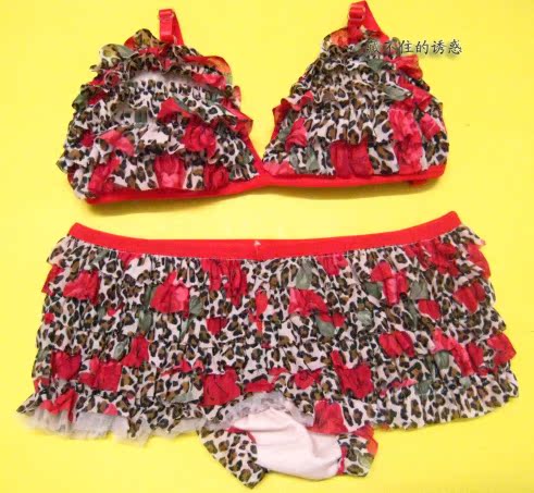时尚芭比款 <em>蛋糕</em>内衣 比基尼内衣 <em>豹纹</em>色(带内