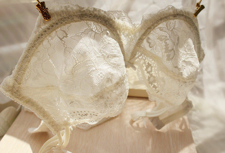 3R性感镂空蕾丝半透明<em>超薄文胸</em>内衣套装 <em>肤色</em>