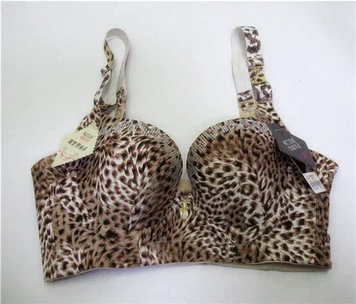 二件包邮微姿芙妮 豹纹<em>聚拢型</em> <em>五排扣</em> 调整<em>型文</em>