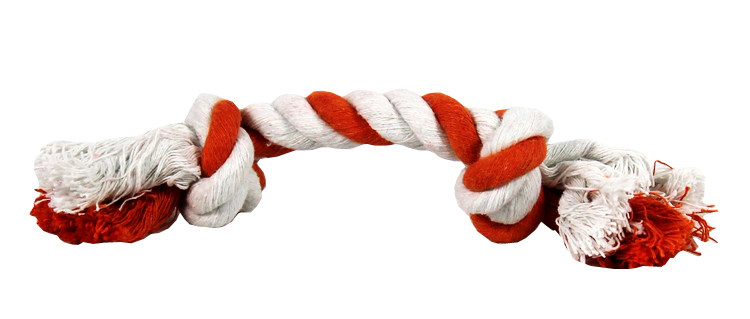 Xirhb Little friends double knot cord molar bite-resistant rope pet toys
