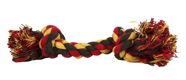 Little friends double knot cord molar bite-resistant rope pet toys